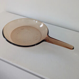 Corningware Vintage Pyrex Vision Amber Sauce Pan France